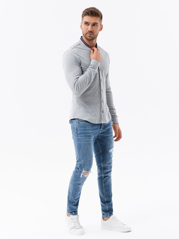 Ombre Clothing Cămașă Slim Ombre pentru bărbați Îmbrăcăminte