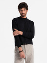 Ombre Clothing Îmbrăcăminte Ombre pentru bărbați, tricotată, cu jumătate de gât rotund, cu vâscoză