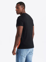 Ombre Clothing Tricou bărbătesc din bumbac cu broderie delicată Ombre Clothing