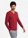 Ombre Clothing Pulover elegant pentru bărbați BASIC cu decolteu în V Îmbrăcăminte Ombre