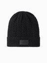 Ombre Clothing Șapcă tricotată pentru bărbați cu aplicații de îmbrăcăminte Ombre
