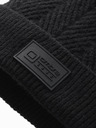 Ombre Clothing Șapcă tricotată pentru bărbați cu aplicații de îmbrăcăminte Ombre