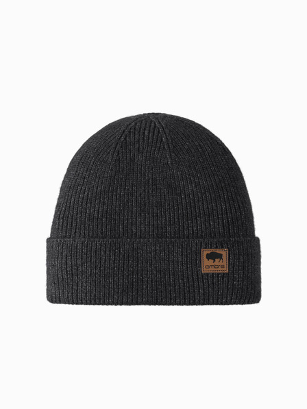 Ombre Clothing Șapcă tricotată pentru bărbați cu aplicații de îmbrăcăminte Ombre