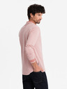 Ombre Clothing Tricou polo brodat cu mânecă lungă pentru bărbați Ombre Clothing