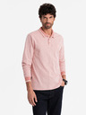 Ombre Clothing Tricou polo brodat cu mânecă lungă pentru bărbați Ombre Clothing