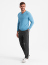 Ombre Clothing Pulover elegant pentru bărbați BASIC cu decolteu în V Îmbrăcăminte Ombre