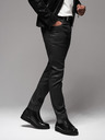 Ombre Clothing Pantaloni din denim pentru bărbați STRAIGHT LEG - negru V1 OM-PADP-0133 Ombre Clothing