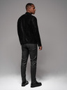 Ombre Clothing Pantaloni din denim pentru bărbați STRAIGHT LEG - negru V1 OM-PADP-0133 Ombre Clothing