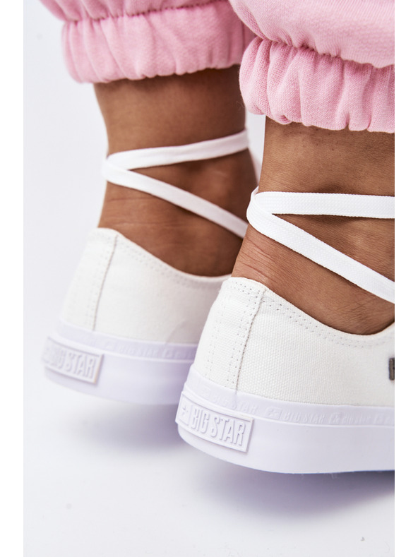 BIG STAR SHOES Antrenori Big Star Classic pentru femei - Alb
