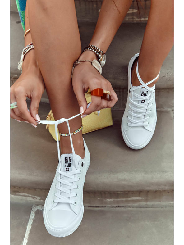 BIG STAR SHOES Antrenori Big Star Classic pentru femei - Alb