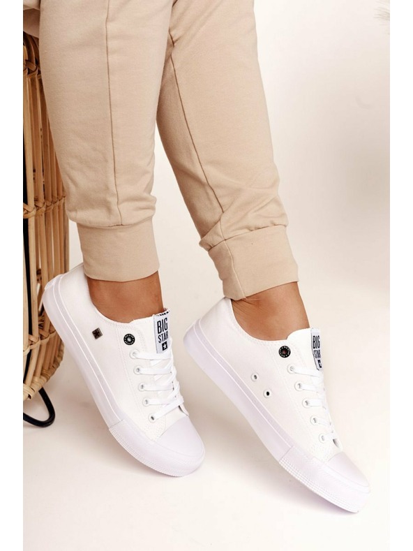 BIG STAR SHOES Antrenori Big Star Classic pentru femei - Alb