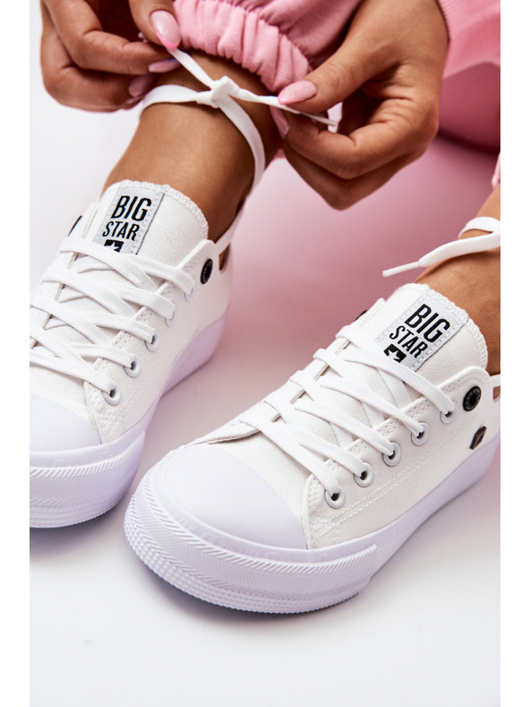 BIG STAR SHOES Antrenori Big Star Classic pentru femei - Alb