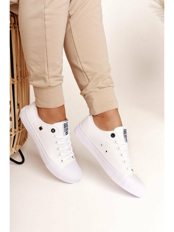 BIG STAR SHOES Antrenori Big Star Classic pentru femei - Alb