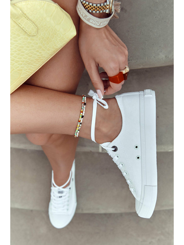 BIG STAR SHOES Antrenori Big Star Classic pentru femei - Alb