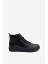 BIG STAR SHOES Adidași izolați de top pentru bărbați cu fermoar Black Big Star Size: