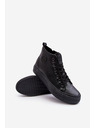 BIG STAR SHOES Adidași izolați de top pentru bărbați cu fermoar Black Big Star Size: