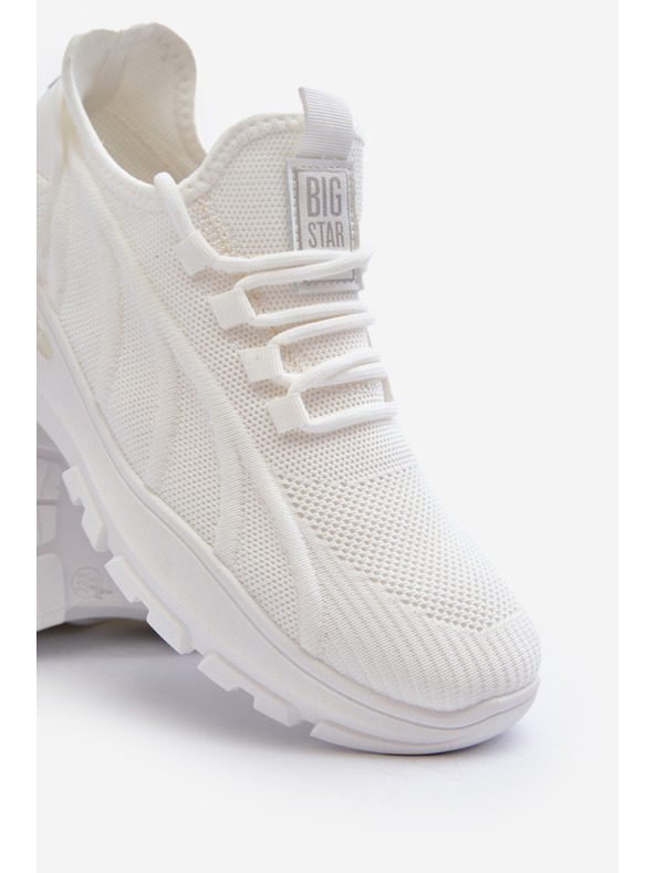 BIG STAR SHOES Adidași Big Star White HI-POLY SYSTEM pentru bărbați