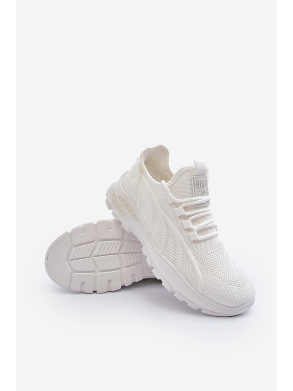 BIG STAR SHOES Adidași Big Star White HI-POLY SYSTEM pentru bărbați