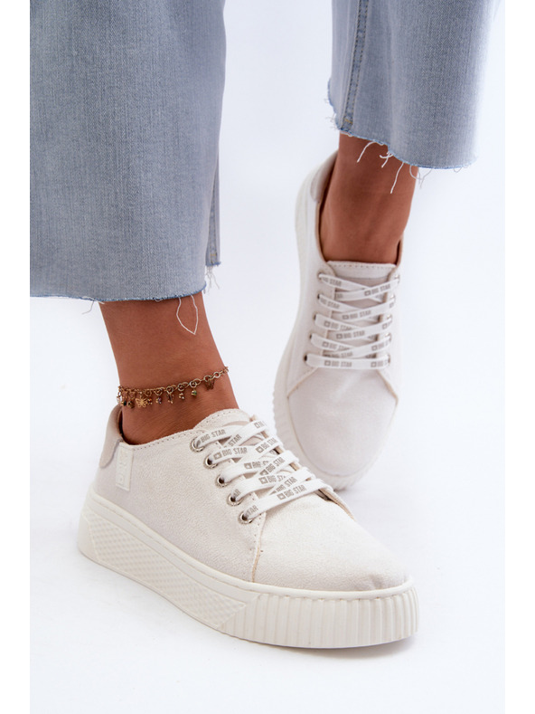 BIG STAR SHOES Adidași pentru femei MEMORY FOAM SYSTEM BIG STAR Alb