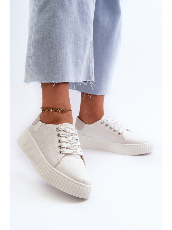 BIG STAR SHOES Adidași pentru femei MEMORY FOAM SYSTEM BIG STAR Alb