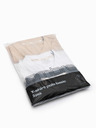 Ombre Clothing Tricou polo din bumbac pentru bărbați BASIC - negru/alb/bej V7 OM-POBS-0133 Ombre Clothing