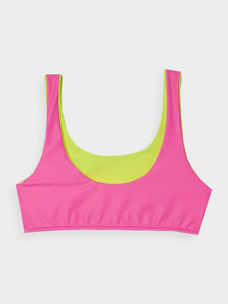 4F Costum de baie două piese pentru fete 4F - verde/roz