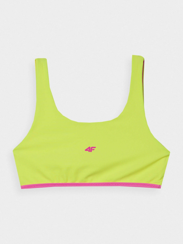 4F Costum de baie două piese pentru fete 4F - verde/roz