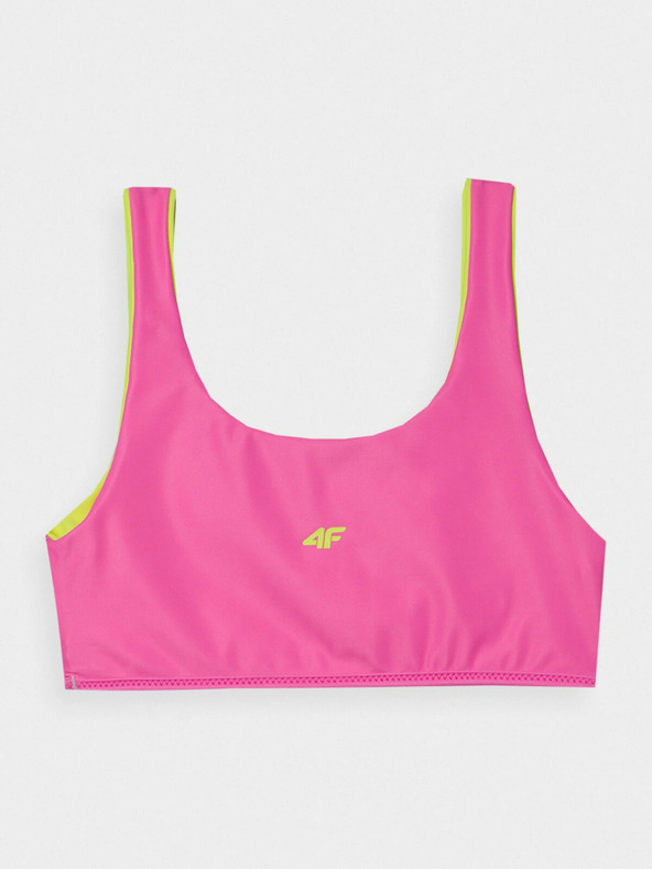 4F Costum de baie două piese pentru fete 4F - verde/roz