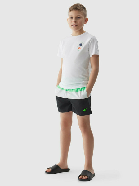 4F Pantaloni scurți de plajă pentru băieți 4F - verde