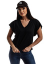 Edoti Tricou negru pentru femei Edoti