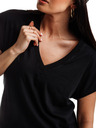 Edoti Tricou negru pentru femei Edoti