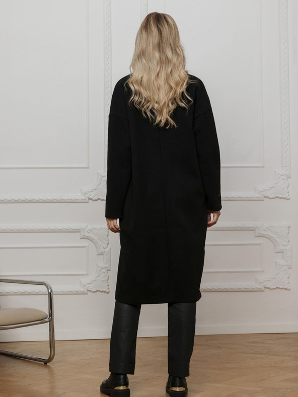 Edoti Palton negru de damă Edoti