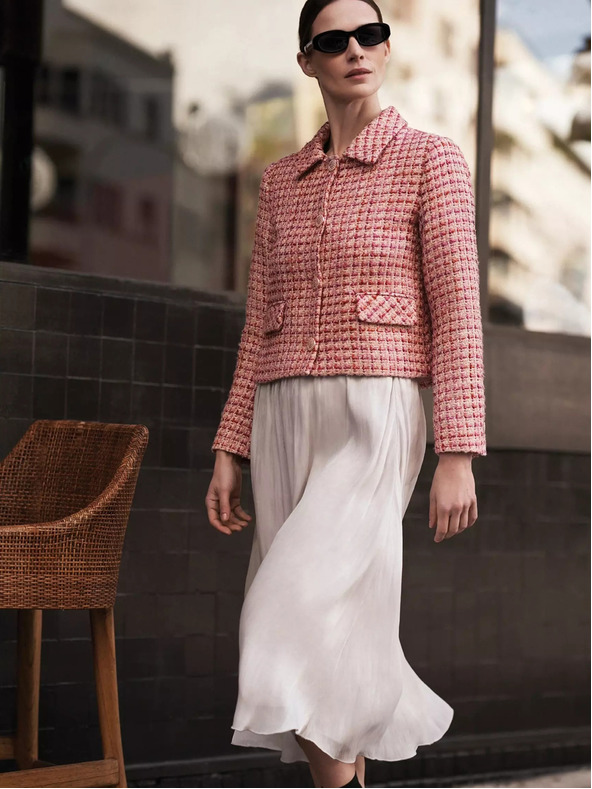 Moodo Jachetă roz pentru femei Moodo