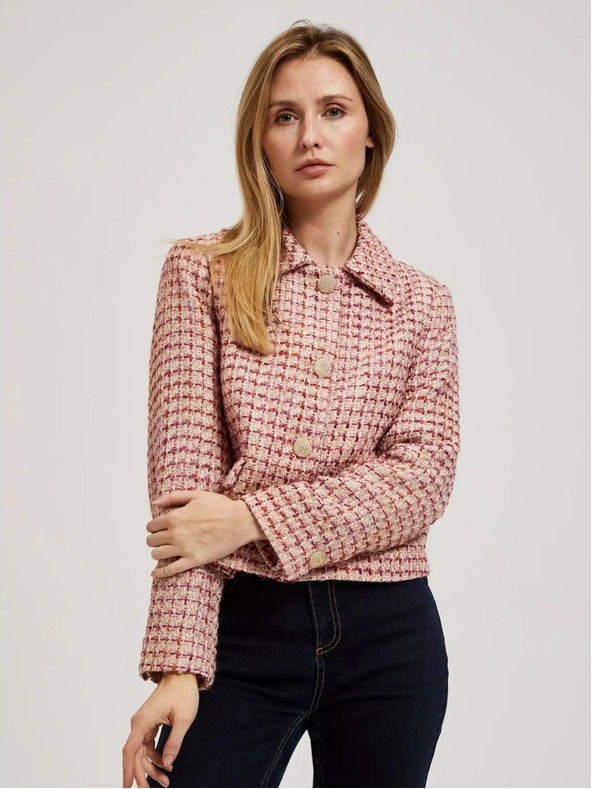 Moodo Jachetă roz pentru femei Moodo