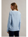 Moodo Cardigan de damă albastru deschis Moodo