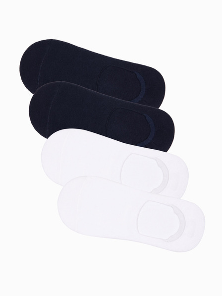 Ombre Clothing Șosete pentru bărbați 4pack Black Ombre Clothing