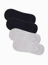Ombre Clothing Șosete pentru bărbați 4pack Black Ombre Clothing
