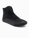 Ombre Clothing Adidași bărbătești cu vârf înalt din cauciuc negru Ombre Clothing