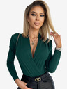 numoco Body verde pentru femei cu guler înalt Numoco