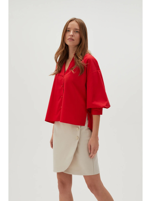Moodo Cămașă roșie de damă Moodo