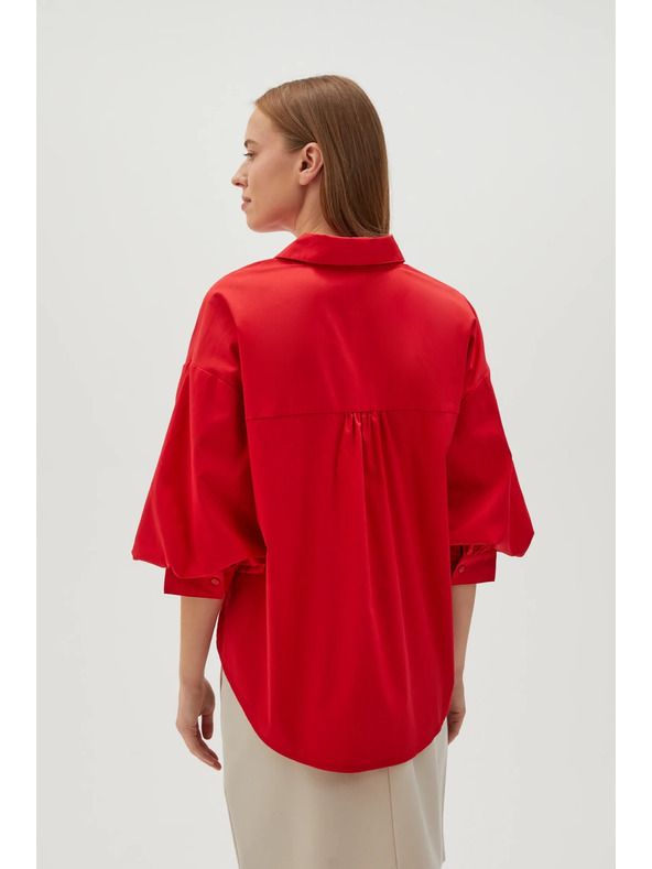 Moodo Cămașă roșie de damă Moodo