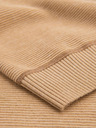 Ombre Clothing Pulover bărbătesc tricotat RELAXED FIT cu model bej Îmbrăcăminte Ombre