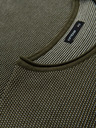 Ombre Clothing Pulover bărbătesc tricotat RELAXED FIT cu model verde Ombre Clothing
