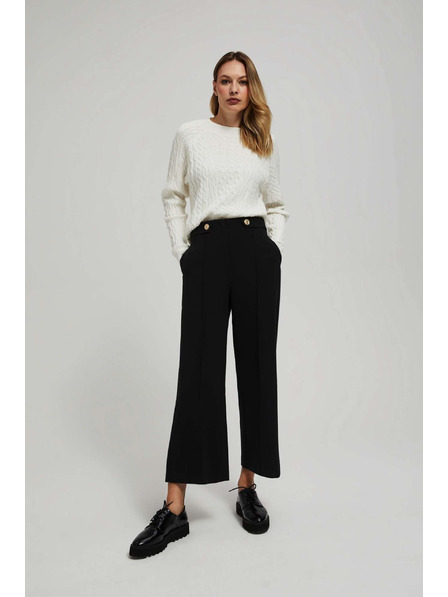 Moodo Pantaloni de damă negri Moodo