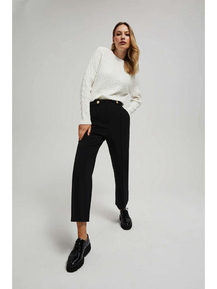 Moodo Pantaloni de damă negri Moodo
