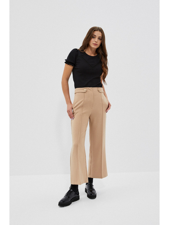 Moodo Pantaloni pentru femei Moodo Beige