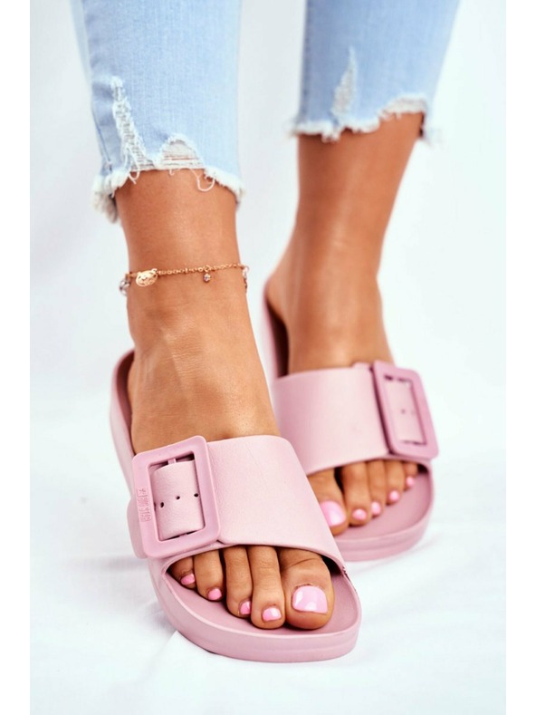 BIG STAR SHOES Papuci eleganți Big Star pentru femei - roz
