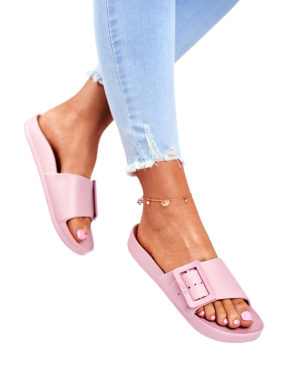 BIG STAR SHOES Papuci eleganți Big Star pentru femei - roz