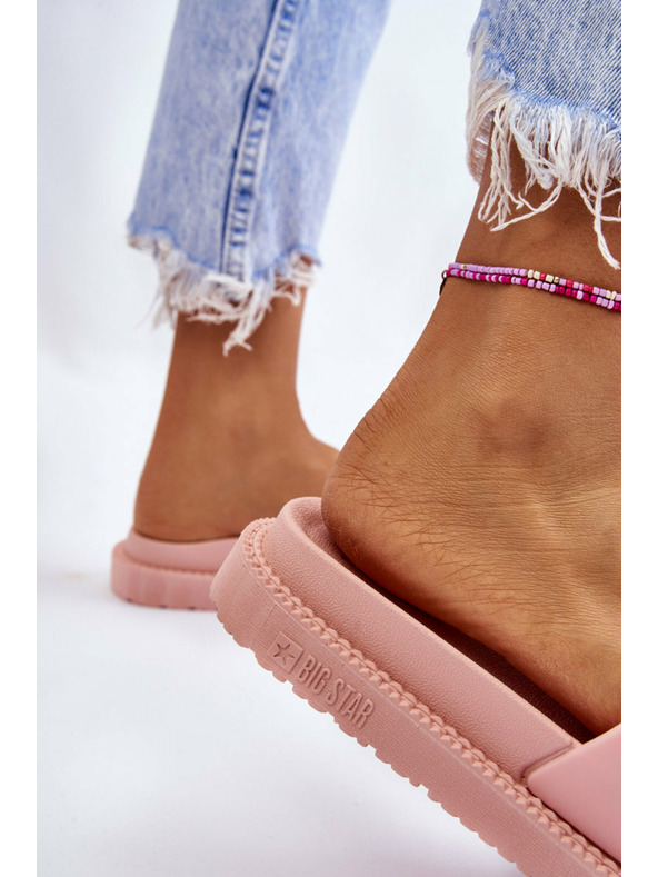 BIG STAR SHOES Papuci Big Star pentru femei - roz deschis