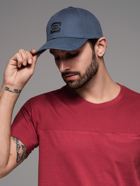 Ombre Clothing Șapcă de baseball pentru bărbați cu logo albastru închis Ombre Clothing